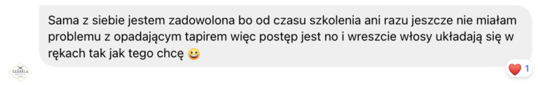 Opinia Izy - @izabela_hairstylist